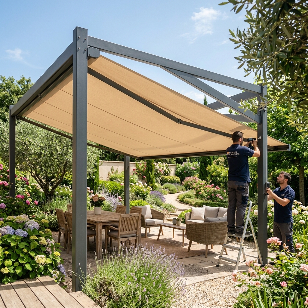 Toldo para cenador de madera Murcia